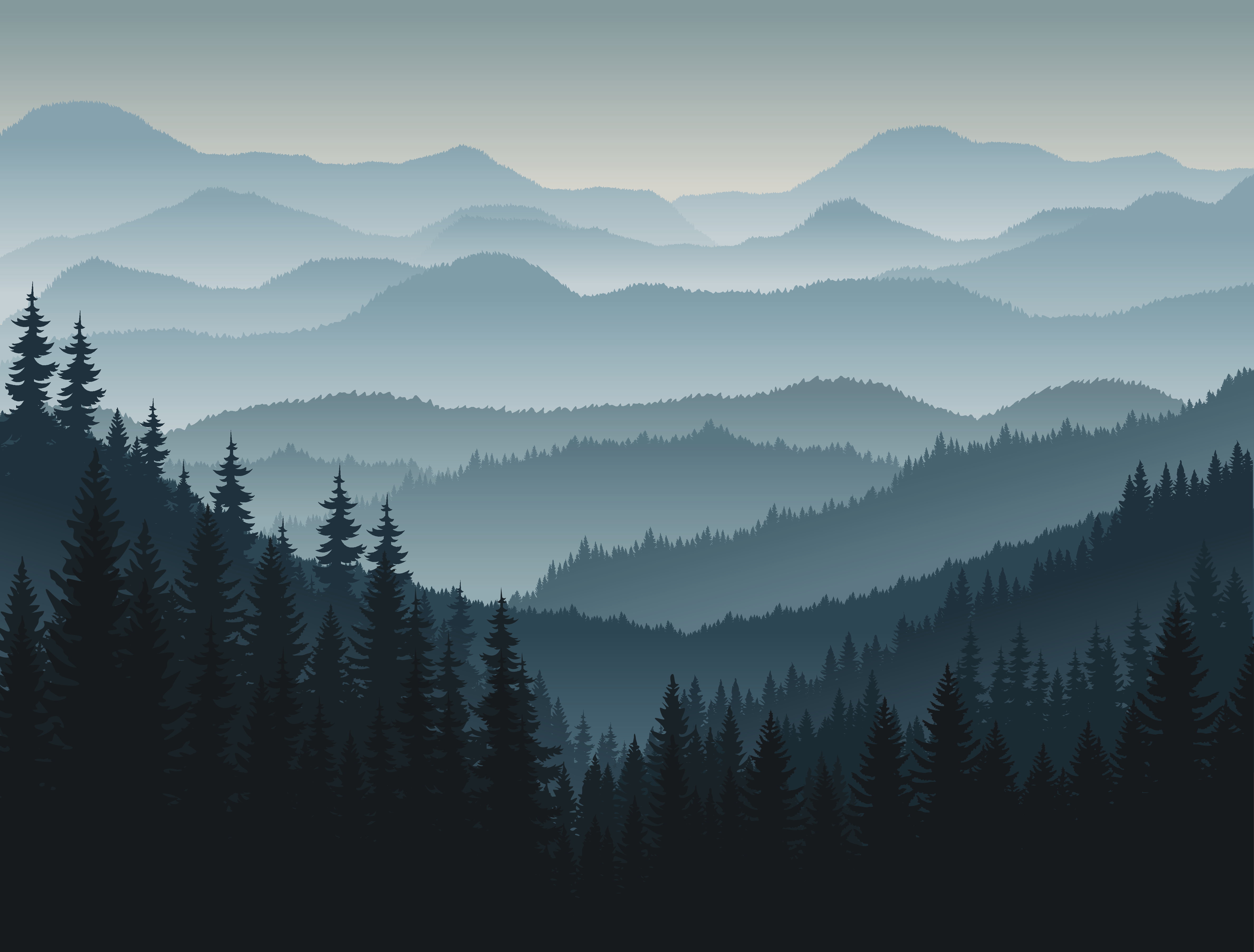 Vector morning in mountains 651010722 4755x3610